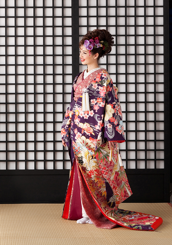 色打掛12「のし梅花の集い」